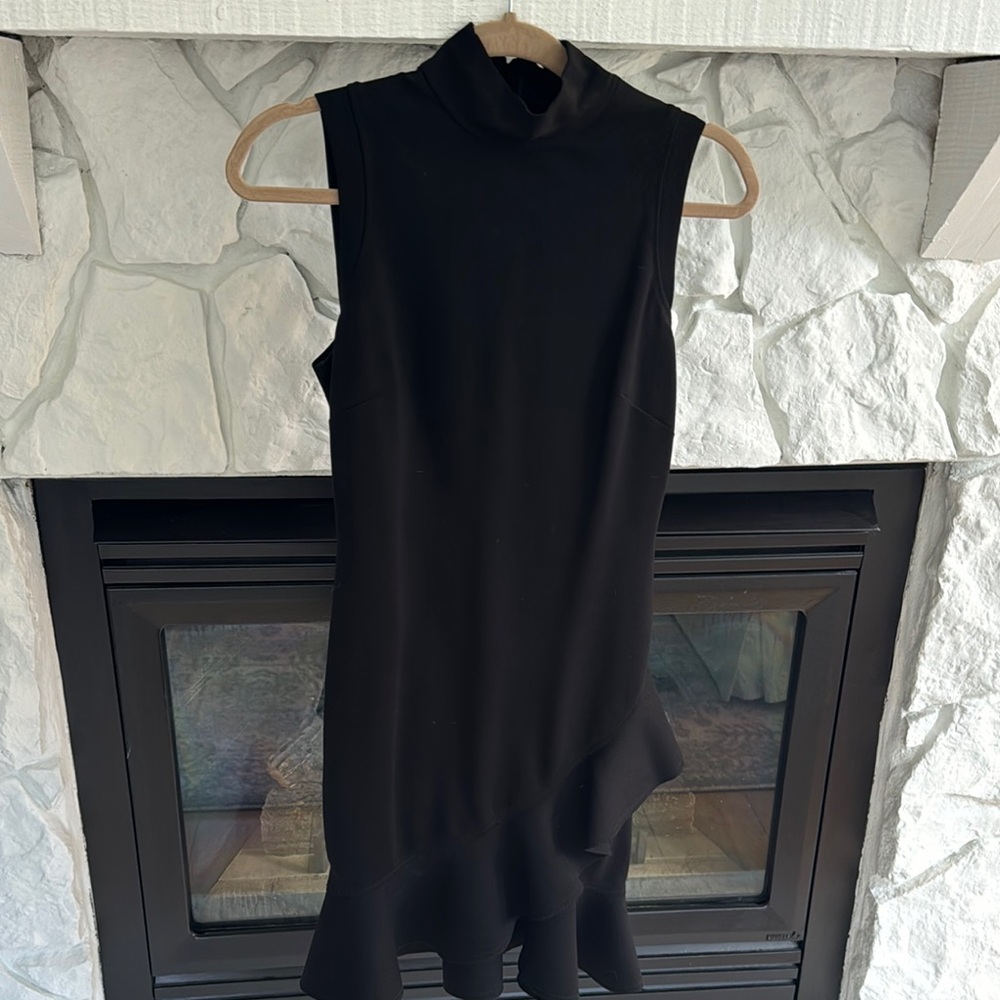 Alexis Black Sleeveless Sheath Mini Dress
